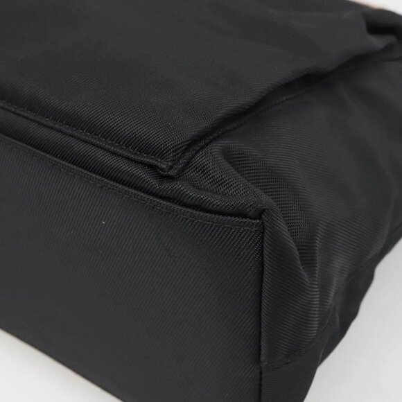 GUCCI Bamboo Hand Bag Nylon 2way Black Silver 002 2058 0508 5 Auth 138391 - Picture 3 of 16